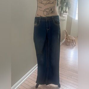 Rewash Deep Indigo Flare Jeans